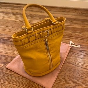 MICHAEL Michael Kors yellow leather purse